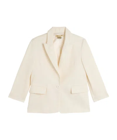 Stella Mccartney Long-sleeved Suit Jacket In Neutral