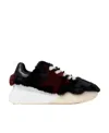 Stella Mccartney Black Soft Sneakers In Black