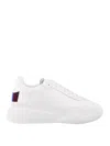 Stella Mccartney White Loop Lace-up Low-top Sneakers In White