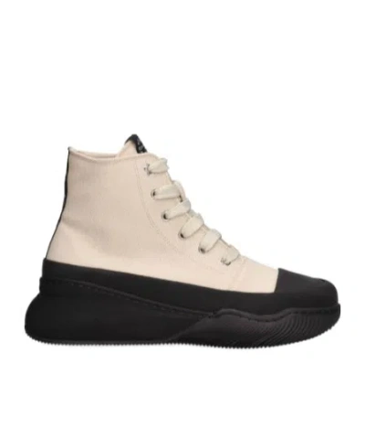 Stella Mccartney Loop High-top Sneakers In Brown