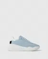Stella Mccartney Loop Lace-up Sneakers In Dusty Blue
