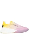 Stella Mccartney Loop Gradient Sneakers In Pink