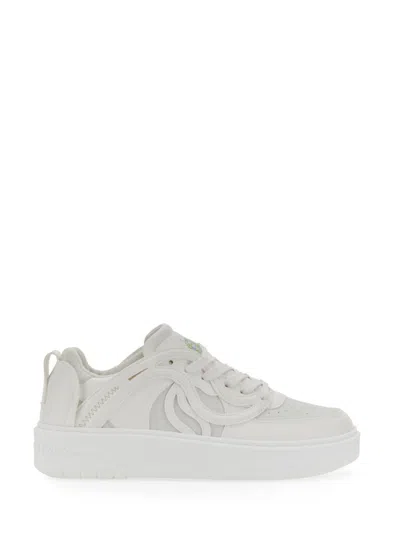 Stella Mccartney Loop Lace-up Sneakers In White