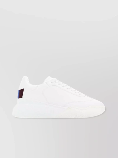 Stella Mccartney Loop Low-top Trainers With Colour Block Detail In White