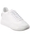 Stella Mccartney Loop Logo-embossed Vegetarian Leather Sneakers In White