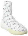 Stella Mccartney High Loop Sock Sneaker In White