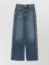 Stella Mccartney Loose Fit Denim Trousers In Blue