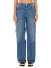 Stella Mccartney Loose Fit Jeans In Navy