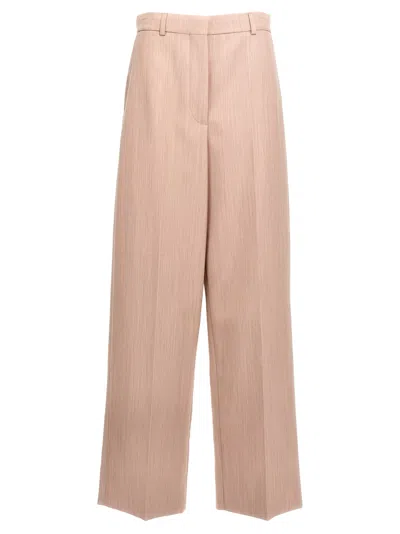 Stella Mccartney Loose Leg Pants Pink In Neutral