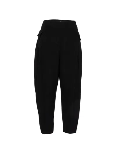 Pre-owned Stella Mccartney Loose-fit Trousers In Black