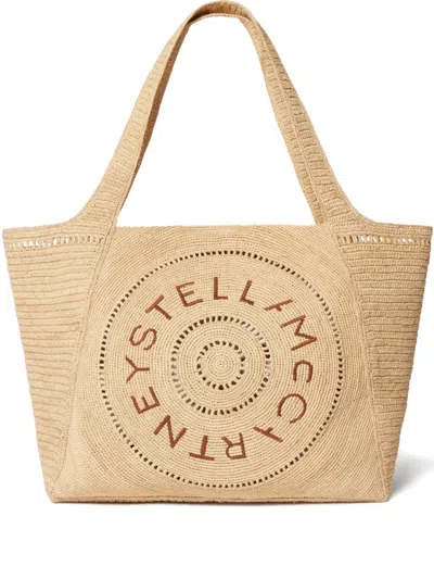Stella Mccartney Lou Tote Bag With Embroidered Logo