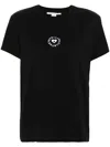 Stella Mccartney Lovestruck Logo Cotton T-shirt In Black