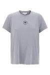 Stella Mccartney Lovestruck Logo T-shirt In Gray