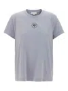 Stella Mccartney Lovestruck Logo T-shirt In Gray