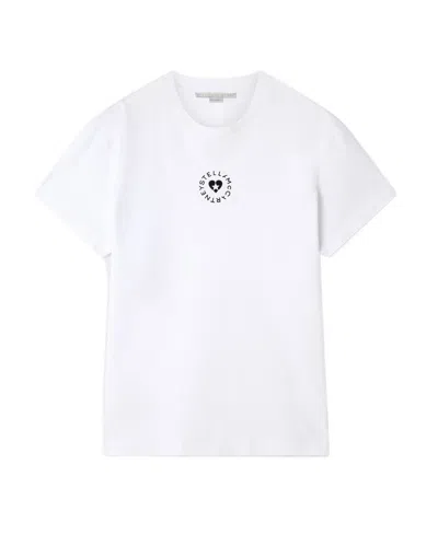 STELLA MCCARTNEY STELLA MCCARTNEY LOGO PRINTED CREWNECK T-SHIRT