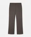 Stella Mccartney Low-rise Bootcut Pants In Charcoal Grey