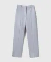 Stella Mccartney Low-rise Straight-leg Trousers In Gray