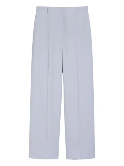 Stella Mccartney Low-rise Straight-leg Trousers In Blue