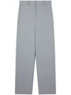 Stella Mccartney Low-rise Straight-leg Trousers In Grey