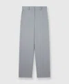 Shop Stella Mccartney Low-rise Straight-leg Trousers In Mist