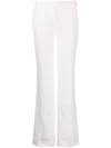 Stella Mccartney High-waist Straight Leg Trousers In White
