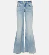 Stella Mccartney Low-rise Flared Jeans In Blue