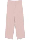 Stella Mccartney Low-waist Straight-leg Trousers In Pink