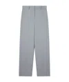 Stella Mccartney Low-waist Straight Pants In Gray