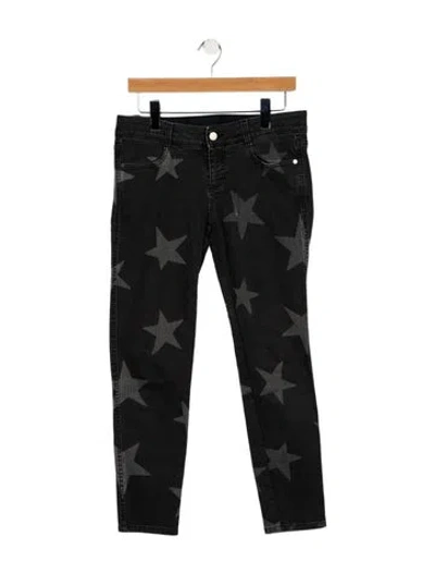 Pre-owned Stella Mccartney Low-rise Skinny Leg Jeans In Black