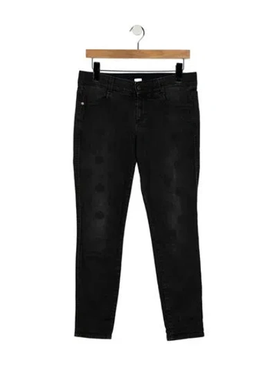 Pre-owned Stella Mccartney Low-rise Skinny Leg Jeans In Black