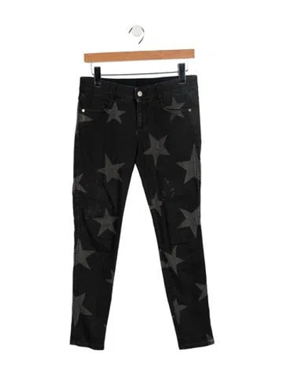 Pre-owned Stella Mccartney Low-rise Skinny Leg Jeans In Black