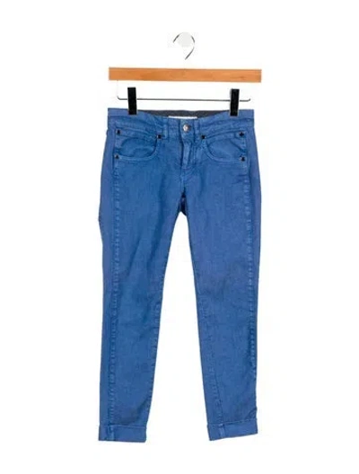 Pre-owned Stella Mccartney Low-rise Skinny Leg Jeans In Blue