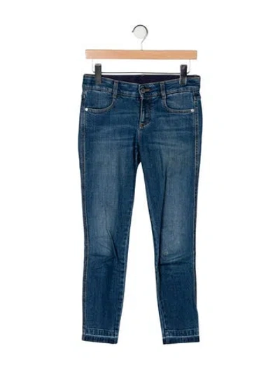 Pre-owned Stella Mccartney Low-rise Skinny Leg Jeans In Blue