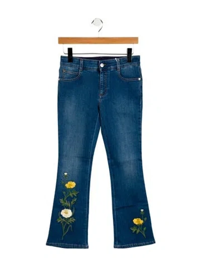 Pre-owned Stella Mccartney Low-rise Straight Leg Jeans In Blue