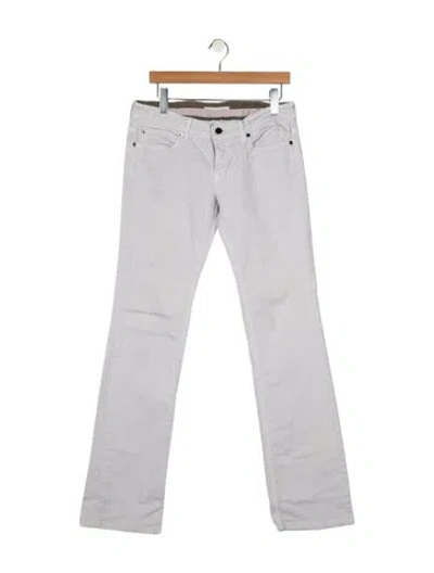 Pre-owned Stella Mccartney Low-rise Straight Leg Jeans In Gray
