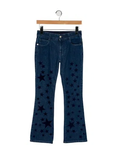 Pre-owned Stella Mccartney Low-rise Straight Leg Jeans W/ Tags In Blue