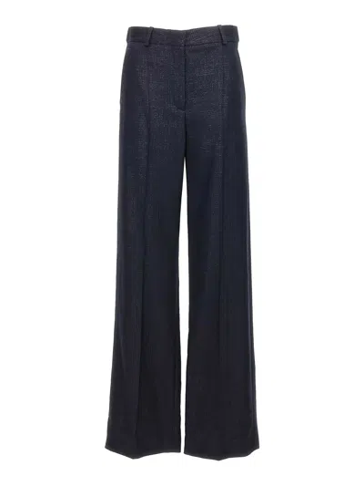 Stella Mccartney Lurex Pants In Blue