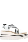 Stella Mccartney Sneakelyse Canvas And Alter Nappa Sandals
