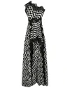Stella Mccartney Macey Silk Dress In Black