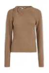 Stella Mccartney Knitwear With Long Sleeves And Asymmetric Neck In 2051