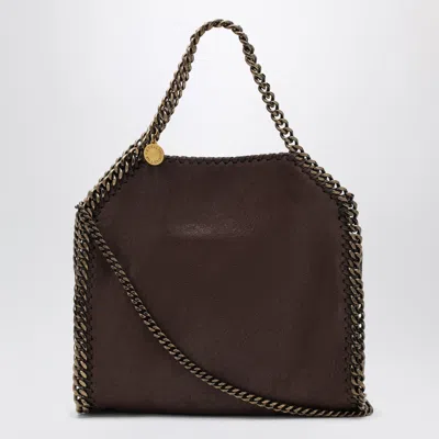 Stella Mccartney Mahogany Mini Falabella Tote Bag In Brown