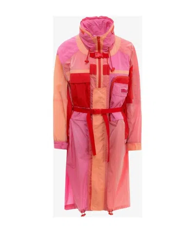 STELLA MCCARTNEY STELLA MCCARTNEY MAIA COLOUR-BLOCK BELTED COAT
