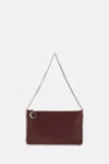Stella Mccartney Maroon Falabella Clutch