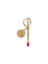 Stella Mccartney Gold-tone Finish Key Holders In Gold