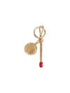 Stella Mccartney Gold-tone Finish Key Holders In Gold