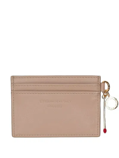 Stella Mccartney Matchstick Card Holder In Brown