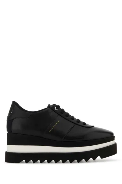 Stella Mccartney Matte Platform Sneaker With 6 Cm Sole For Women In Black