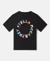 Stella Mccartney Medallion Logo T-shirt In Black