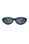 Stella Mccartney Medallion Sunglasses In Blue