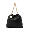 Stella Mccartney Medium Falabella Chain Shoulder Bag In Black
